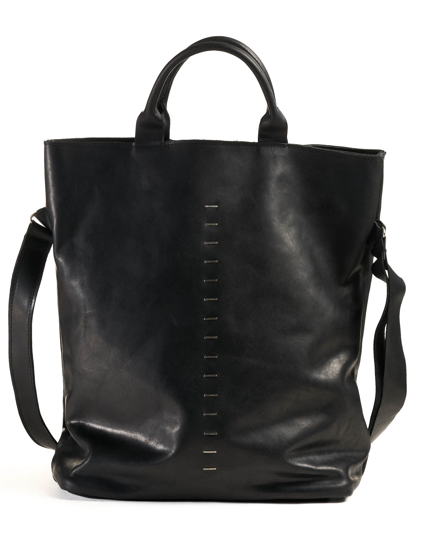 daniele basta leather and silver bags - FRONT